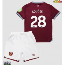 West Ham United Tomas Soucek #28 Replica Home Minikit 2025-26 Short Sleeve (+ pants)